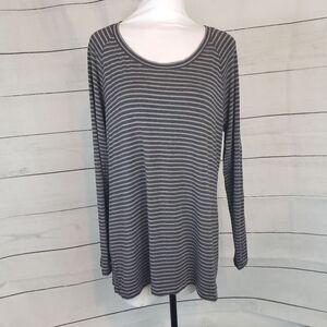 cAbi large Blair striped tunic top 3053